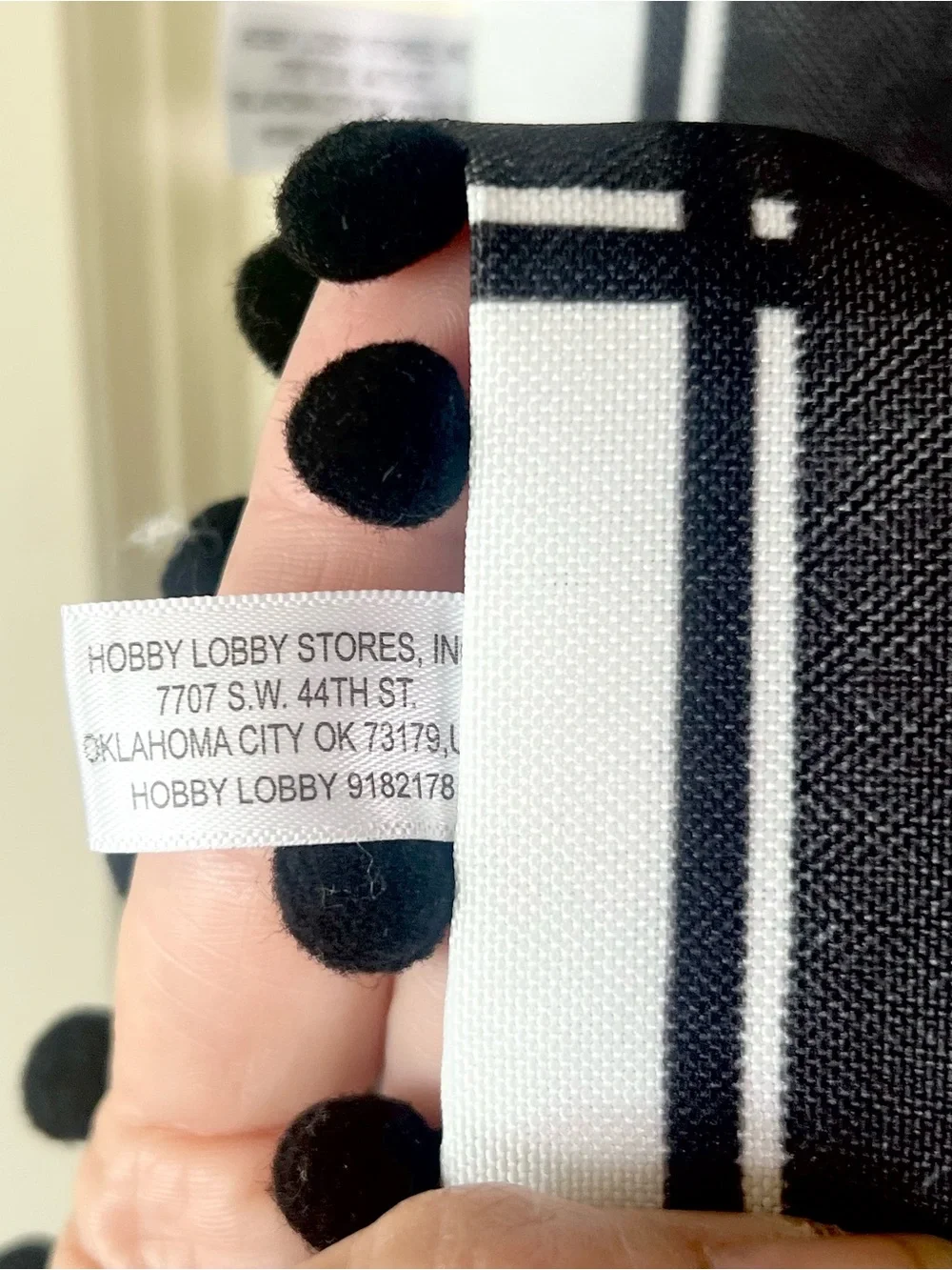 Hobby Lobby side patch